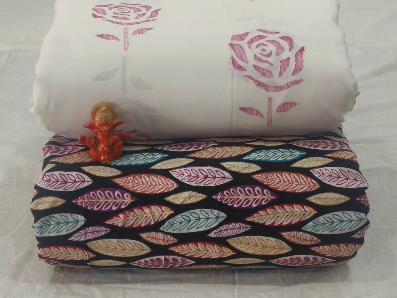 Pure cotton top and bottom set (2.5 mtr top, 2.5 mtr bottom)