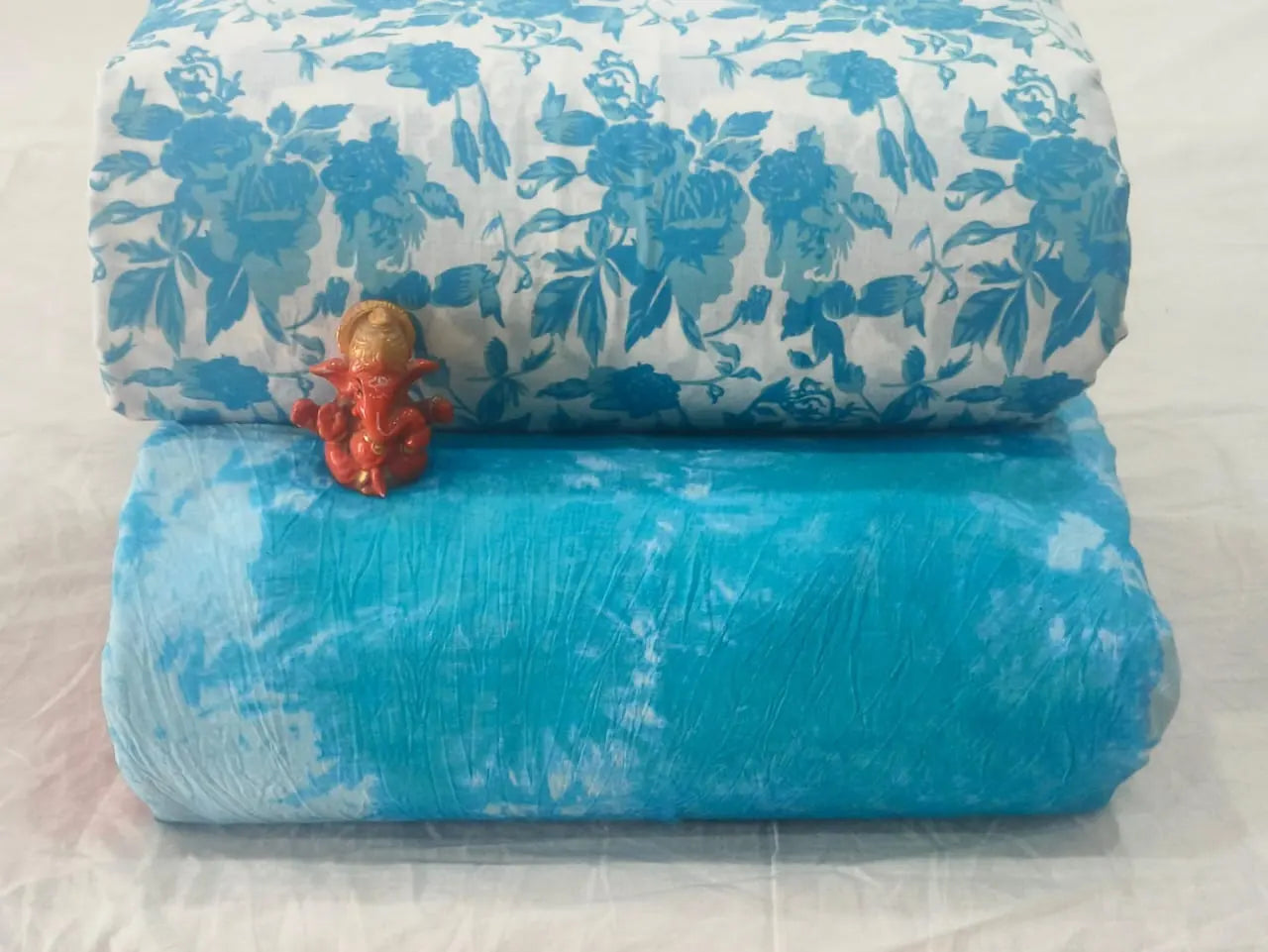 Pure cotton top and bottom set (2.5 mtr top, 2.5 mtr bottom)