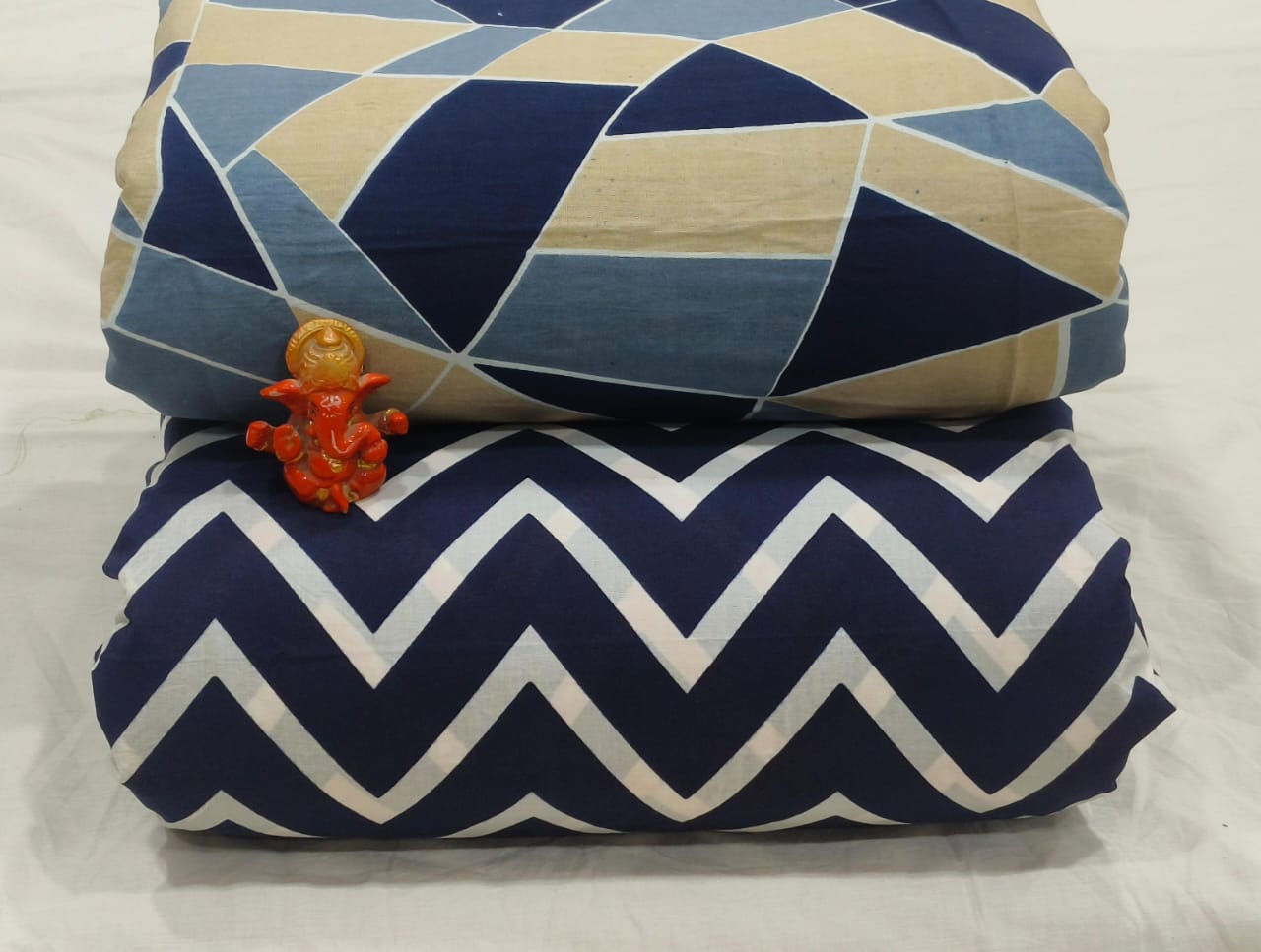Pure cotton top and bottom set (2.5 mtr top, 2.5 mtr bottom)