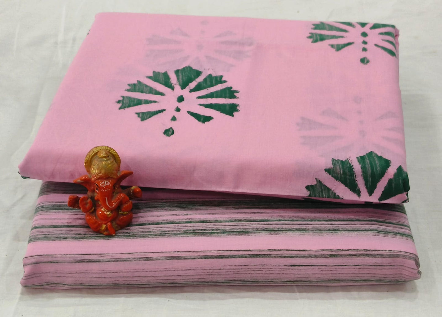 Pure cotton top and bottom set (2.5 mtr top, 2.5 mtr bottom)