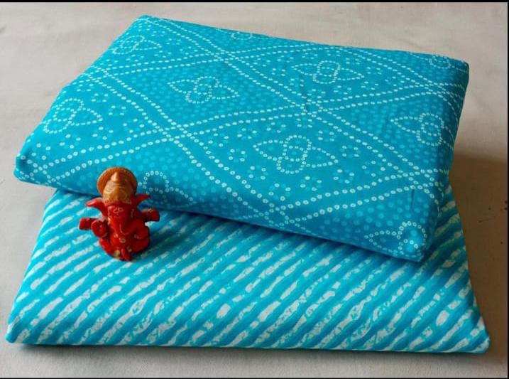 Pure cotton top and bottom set (2.5 mtr top, 2.5 mtr bottom)