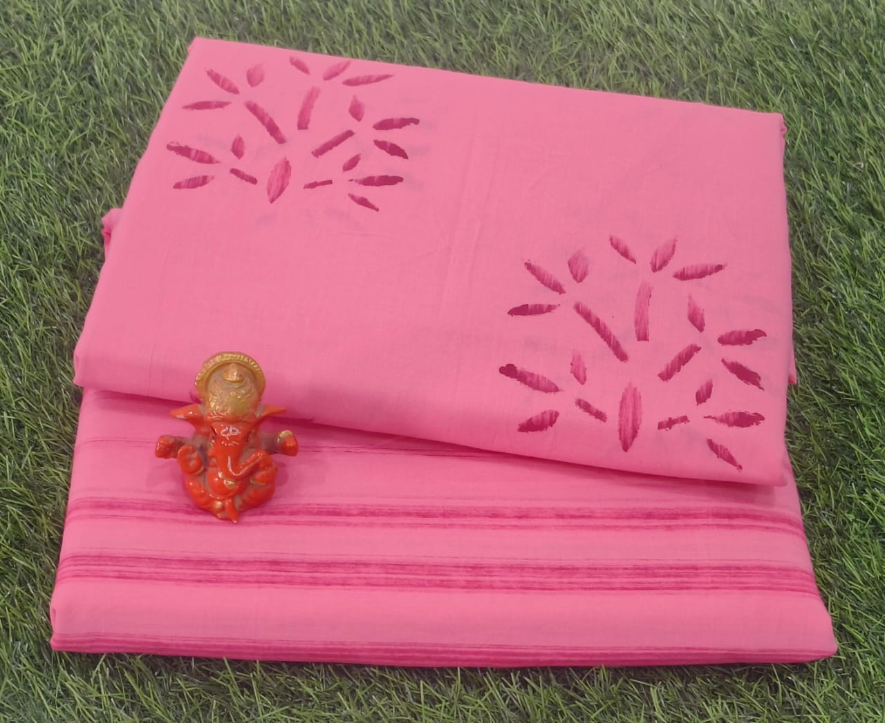 Pure cotton top and bottom set (2.5 mtr top, 2.5 mtr bottom)