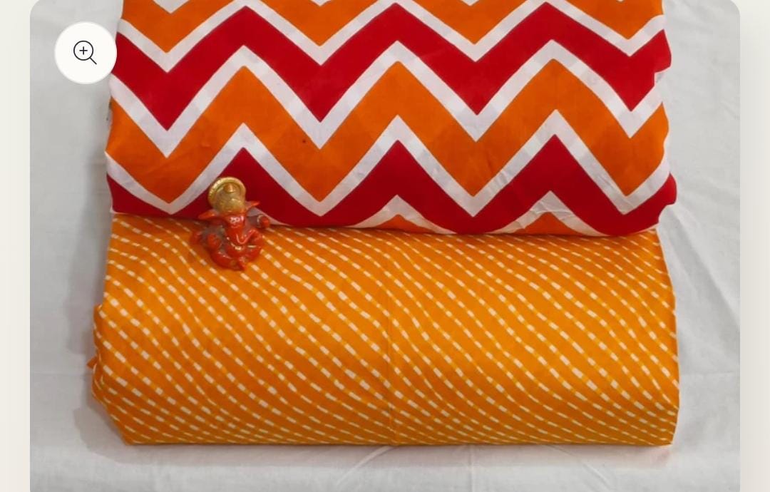 Pure cotton top and bottom set (2.5 mtr top, 2.5 mtr bottom)