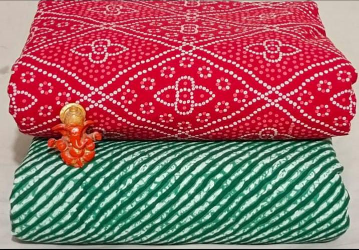 Pure cotton top and bottom set (2.5 mtr top, 2.5 mtr bottom)