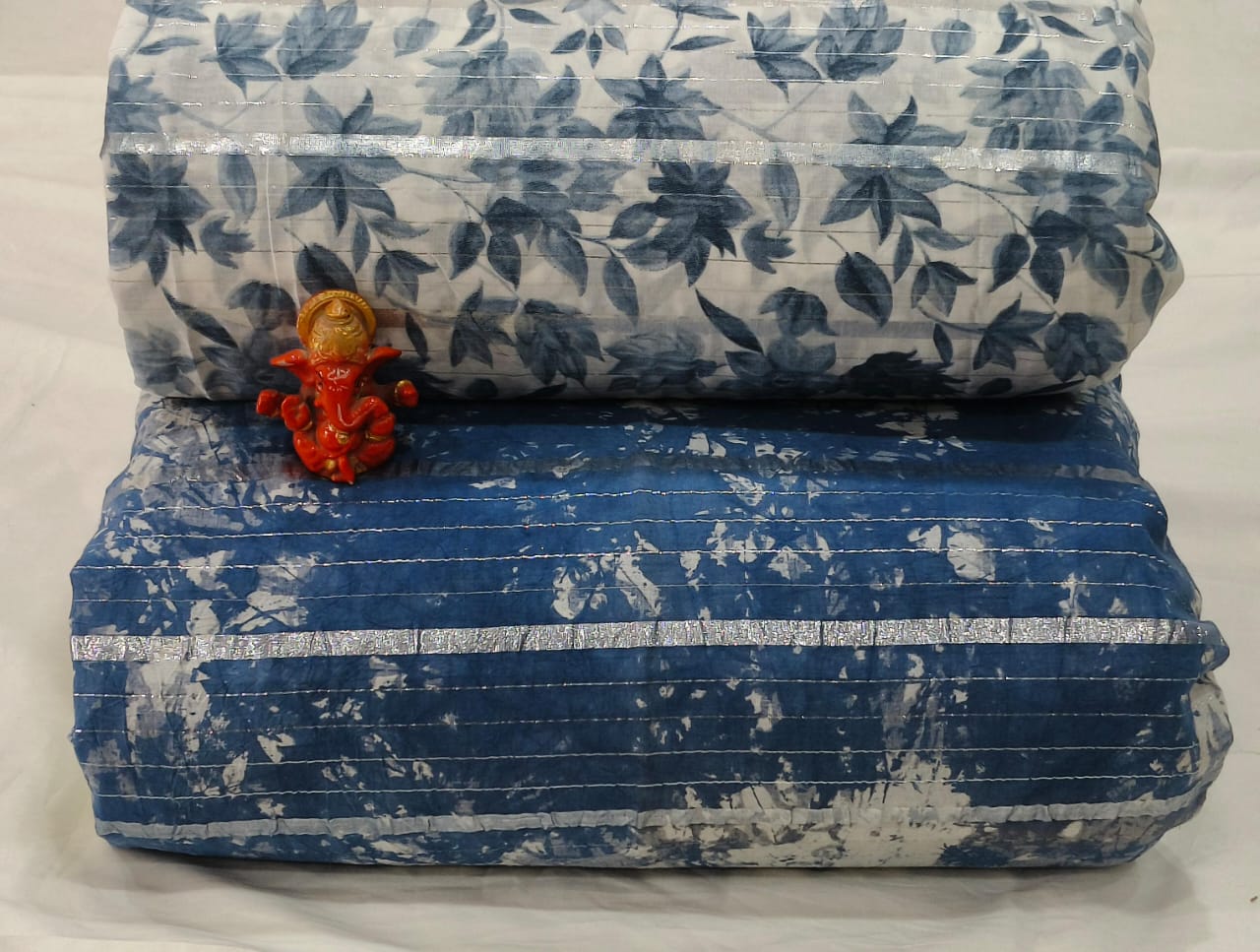 Pure cotton top and bottom set (2.5 mtr top, 2.5 mtr bottom)