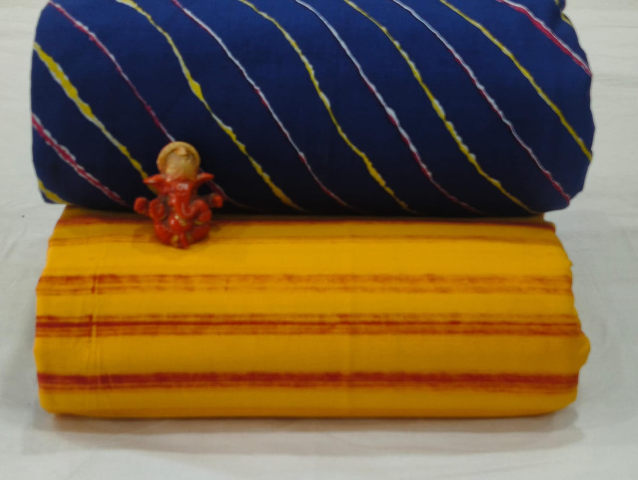 Pure cotton top and bottom set (2.5 mtr top, 2.5 mtr bottom)