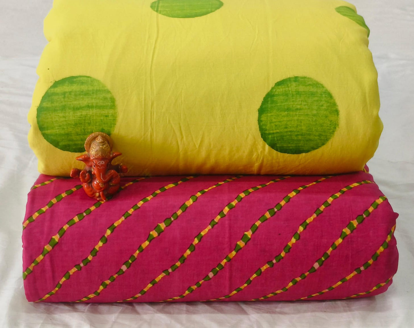Pure cotton top and bottom set (2.5 mtr top, 2.5 mtr bottom)