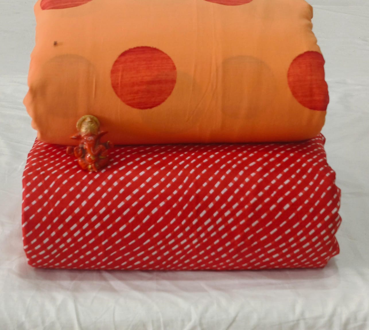 Pure cotton top and bottom set (2.5 mtr top, 2.5 mtr bottom)