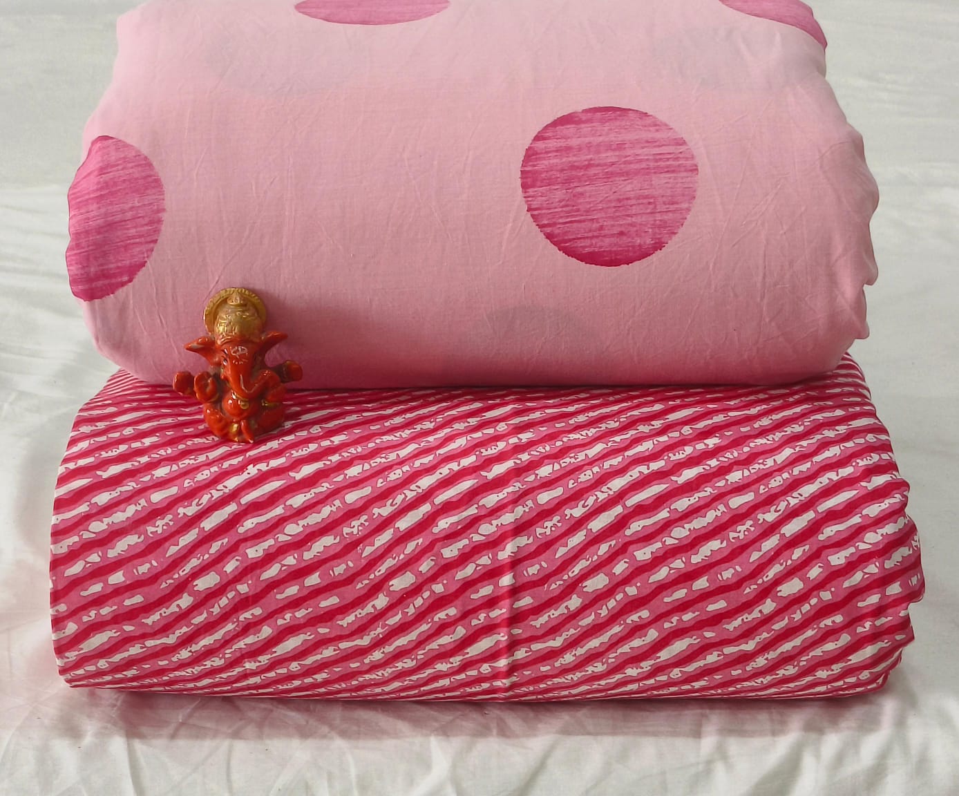 Pure cotton top and bottom set (2.5 mtr top, 2.5 mtr bottom)