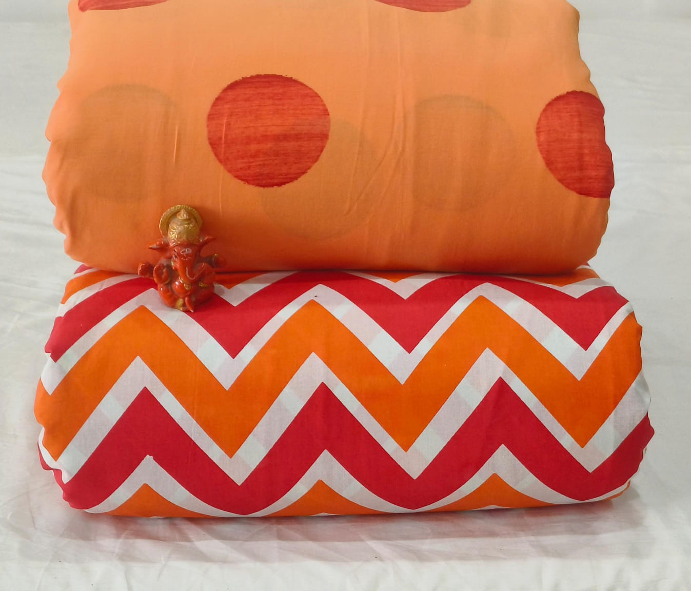 Pure cotton top and bottom set (2.5 mtr top, 2.5 mtr bottom)