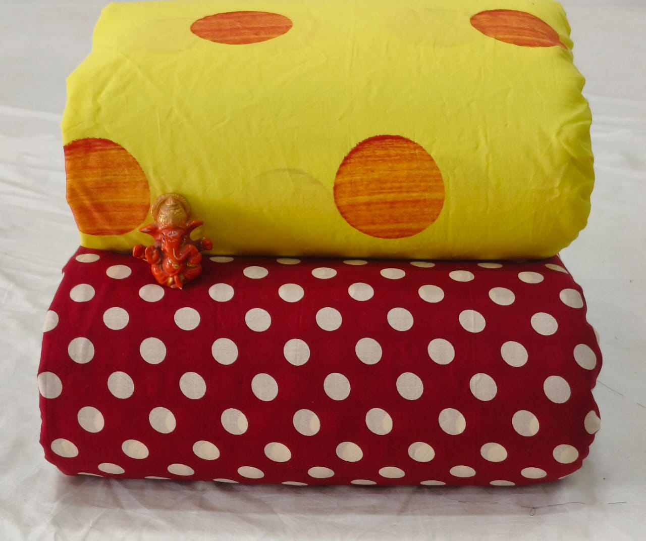 Pure cotton top and bottom set (2.5 mtr top, 2.5 mtr bottom)