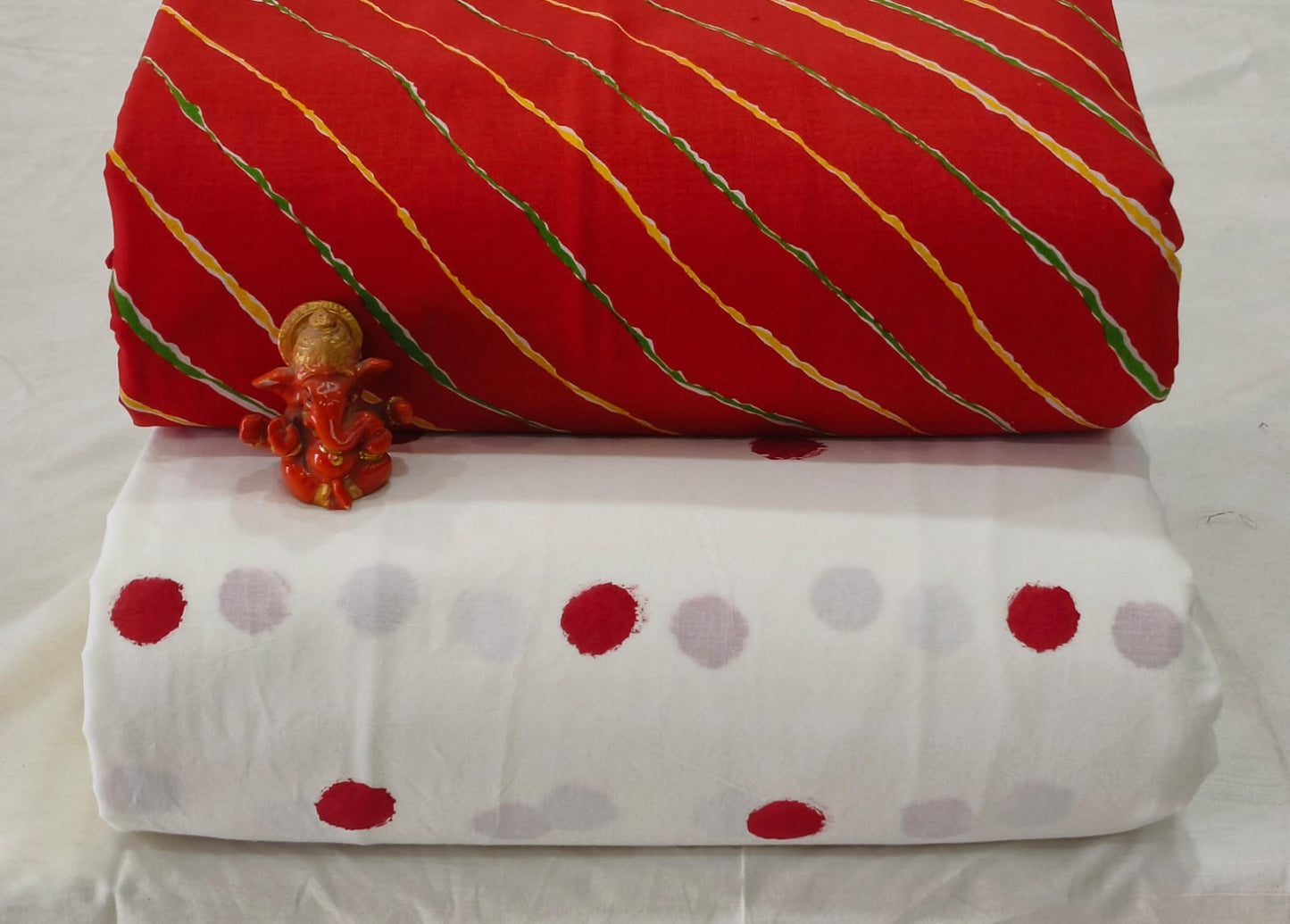 Pure cotton top and bottom set (2.5 mtr top, 2.5 mtr bottom)