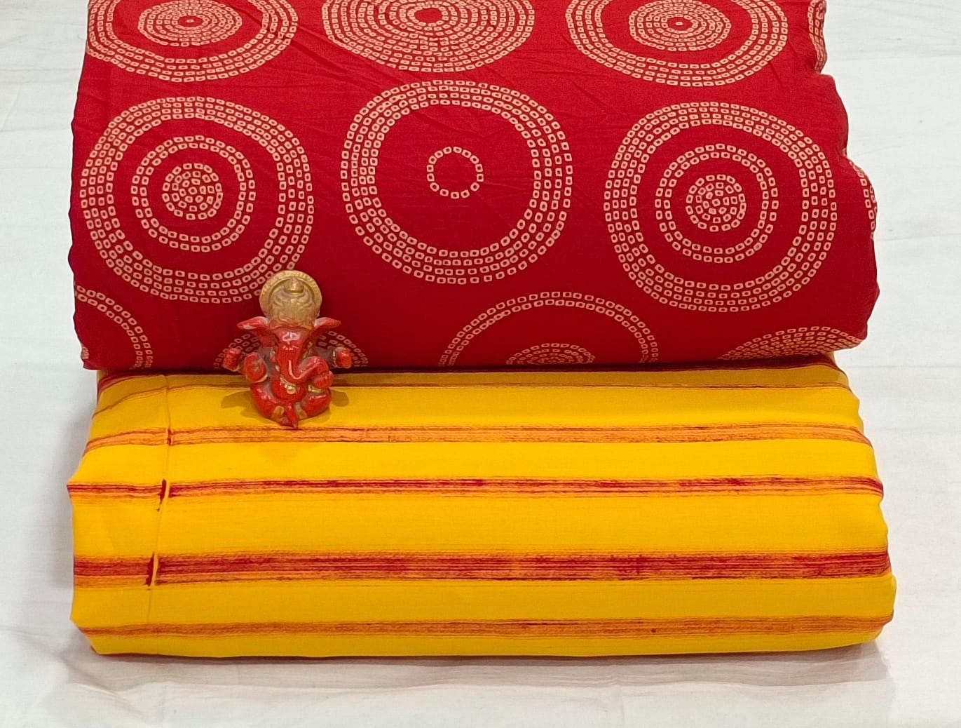 Pure cotton top and bottom set (2.5 mtr top, 2.5 mtr bottom)