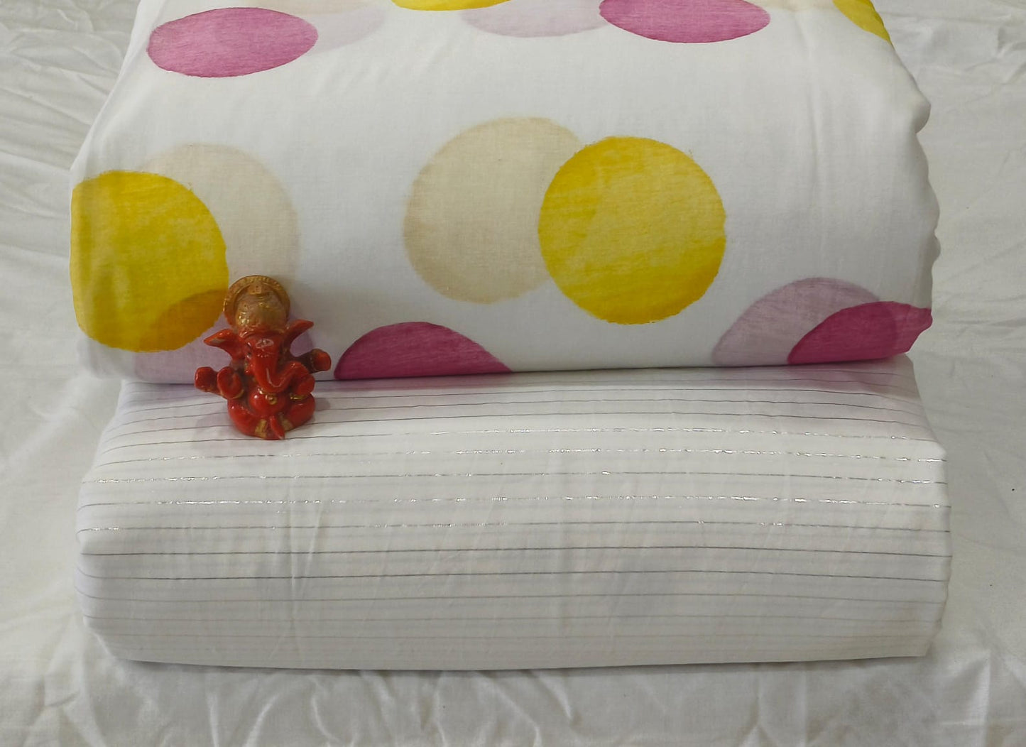 Pure cotton top and bottom set (2.5 mtr top, 2.5 mtr bottom)