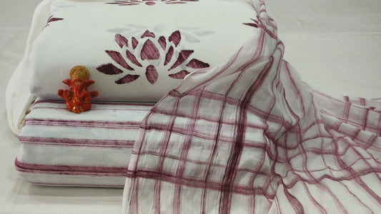 Pure cotton top and bottom set with Cotton Dupatta (2.50 mtr top, 2.50 mtr bottom , 2.50 mtr Dupatta)