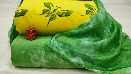Pure cotton top and bottom set with Cotton Dupatta (2.50 mtr top, 2.50 mtr bottom , 2.50 mtr Dupatta)