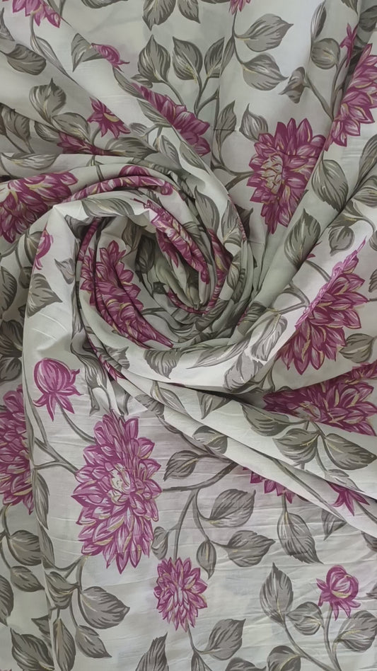 Pure cotton printed Fabric (5 meters Cotton fabric )