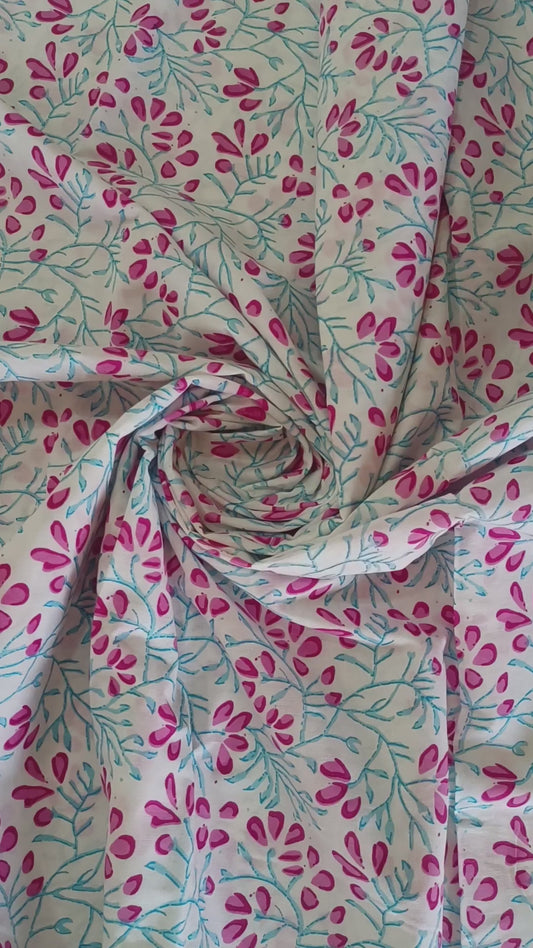 Pure cotton printed Fabric (5 meters Cotton fabric )