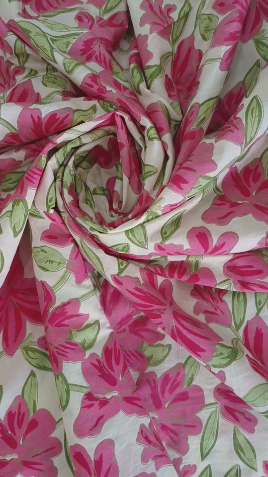 Pure cotton printed Fabric (5 meters Cotton fabric )