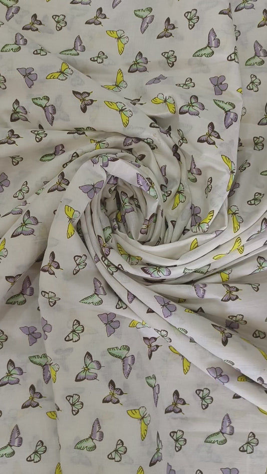 Pure cotton printed Fabric (5 meters Cotton fabric )