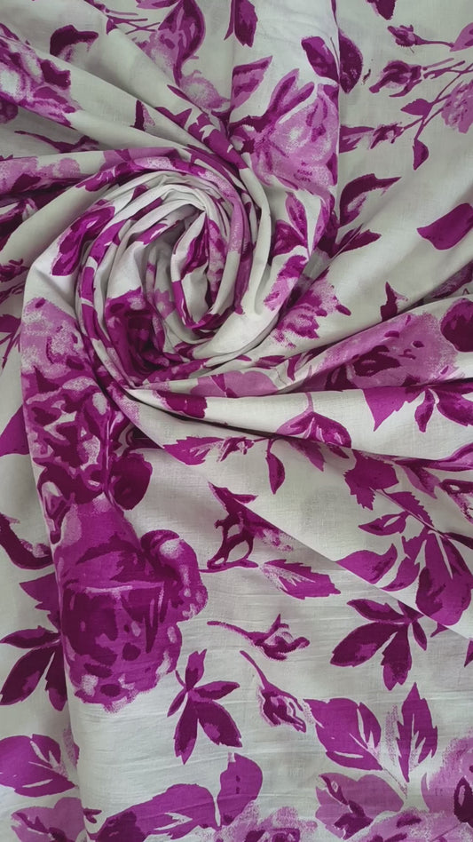 Pure cotton printed Fabric (5 meters Cotton fabric )