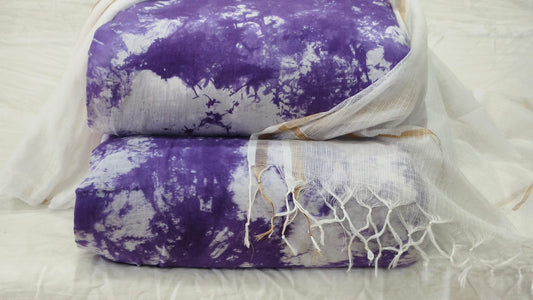 Pure cotton top and bottom set with Kota Doriya Dupatta (2.50 mtr top, 2.50 mtr bottom , 2.50 mtr Dupatta)