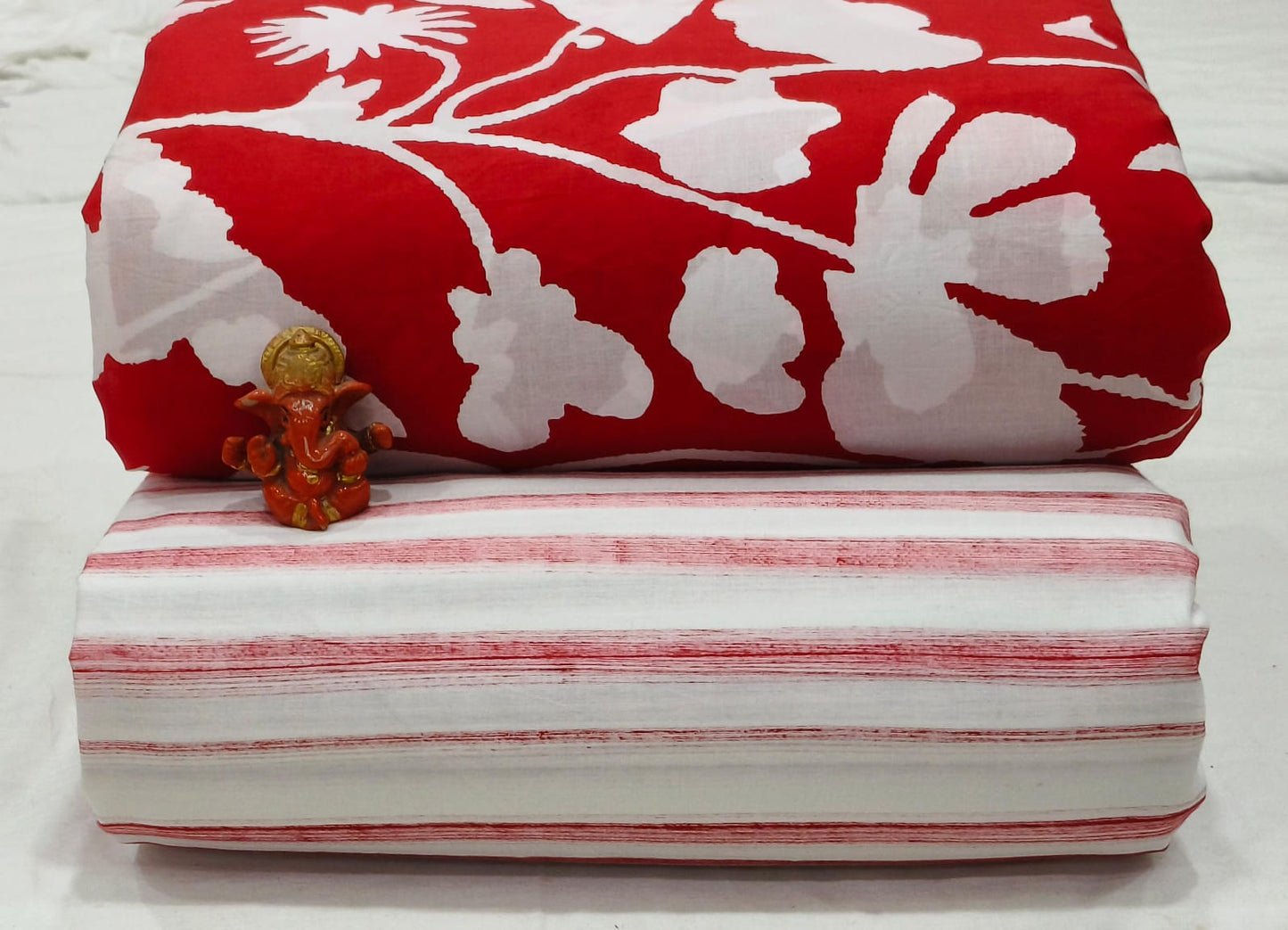 Pure cotton top and bottom set (2.5 mtr top, 2.5 mtr bottom)