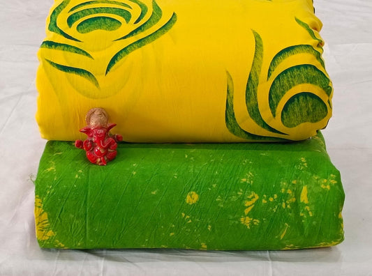 Pure cotton top and bottom set (2.5 mtr top, 2.5 mtr bottom)