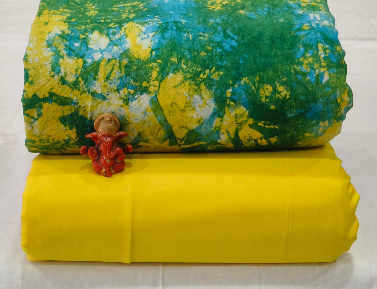 Pure cotton top and bottom set (2.5 mtr top, 2.5 mtr bottom)